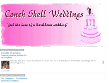 Tablet Screenshot of conchshellweddings.blogspot.com