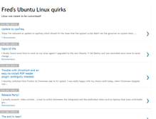Tablet Screenshot of linuxquirks.blogspot.com