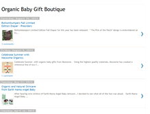 Tablet Screenshot of organicbabygiftboutique.blogspot.com