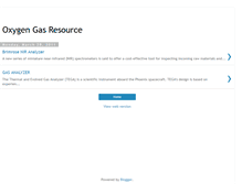 Tablet Screenshot of oxygen-gas-resource.blogspot.com