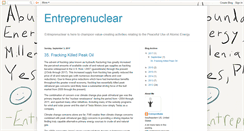 Desktop Screenshot of entreprenuclear.blogspot.com