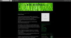 Desktop Screenshot of biocience.blogspot.com