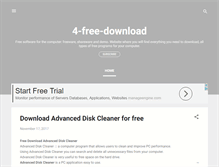 Tablet Screenshot of 4-free-download.blogspot.com