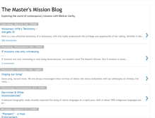 Tablet Screenshot of mastersmission.blogspot.com