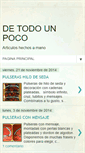 Mobile Screenshot of detodounpoco-tamara.blogspot.com