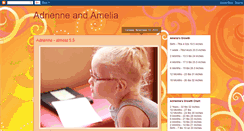 Desktop Screenshot of adrienneandamelia.blogspot.com