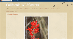 Desktop Screenshot of californiawildflowers.blogspot.com