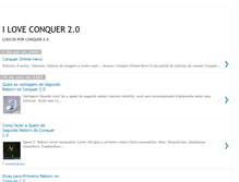 Tablet Screenshot of iloveconquer.blogspot.com