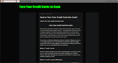 Desktop Screenshot of cashincreditcard.blogspot.com