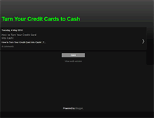 Tablet Screenshot of cashincreditcard.blogspot.com