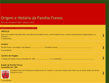 Tablet Screenshot of historiadafamiliafranco.blogspot.com