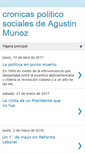 Mobile Screenshot of cronicasdeagustinmunoz.blogspot.com