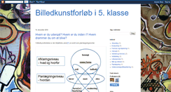 Desktop Screenshot of billedkunst5kl.blogspot.com