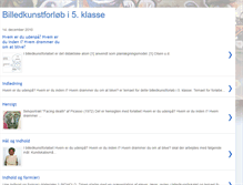 Tablet Screenshot of billedkunst5kl.blogspot.com