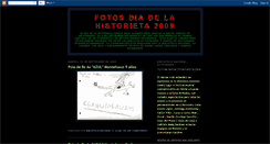 Desktop Screenshot of fotosdiadelahistorieta2009.blogspot.com