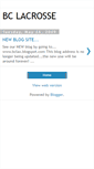 Mobile Screenshot of bclacrosse09.blogspot.com