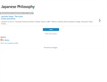 Tablet Screenshot of japanesephilosophy2.blogspot.com
