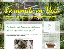 Tablet Screenshot of lemondeenvert.blogspot.com