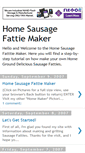 Mobile Screenshot of homesausagefattiemaker.blogspot.com