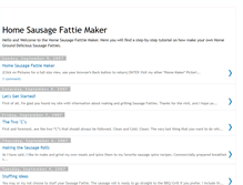 Tablet Screenshot of homesausagefattiemaker.blogspot.com