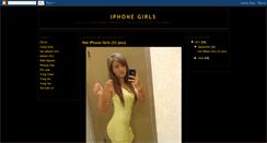 Desktop Screenshot of iphone-girls.blogspot.com