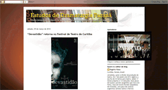 Desktop Screenshot of estudosdedramaturgia-parana.blogspot.com