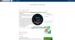 Desktop Screenshot of budgetsaver.blogspot.com