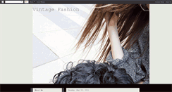 Desktop Screenshot of alexvintagefashion.blogspot.com