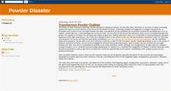 Desktop Screenshot of powderdisaster.blogspot.com
