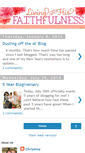 Mobile Screenshot of livinginhisfaithfulness.blogspot.com