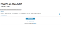 Tablet Screenshot of palomapicarona.blogspot.com
