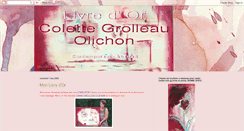 Desktop Screenshot of livredorcolettegrolleau.blogspot.com