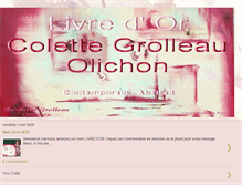 Tablet Screenshot of livredorcolettegrolleau.blogspot.com