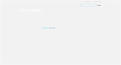 Desktop Screenshot of headlight-xtralights.blogspot.com