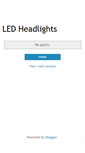 Mobile Screenshot of headlight-xtralights.blogspot.com