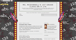 Desktop Screenshot of missmcdonnell.blogspot.com