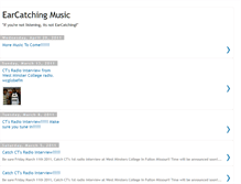 Tablet Screenshot of earcatchingmusic.blogspot.com