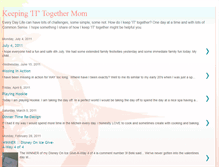 Tablet Screenshot of keepingittogethermom.blogspot.com