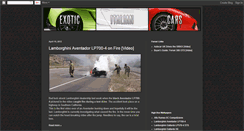 Desktop Screenshot of exoticitaliancars.blogspot.com