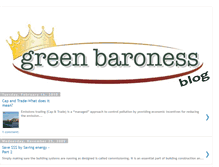 Tablet Screenshot of greenbaroness.blogspot.com