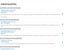 Tablet Screenshot of makemanylinks.blogspot.com