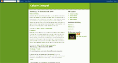 Desktop Screenshot of calculointegral-luis.blogspot.com