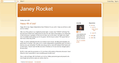 Desktop Screenshot of janeyrocket.blogspot.com