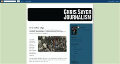 Desktop Screenshot of chrissayer.blogspot.com
