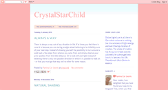 Desktop Screenshot of crystalstarchild.blogspot.com