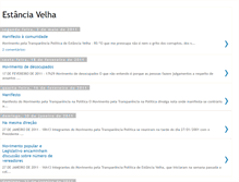 Tablet Screenshot of cidadeestanciavelha.blogspot.com
