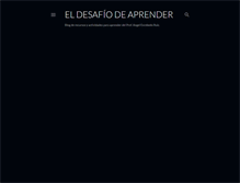 Tablet Screenshot of desafiodeaprender.blogspot.com