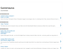 Tablet Screenshot of gunnersaurus.blogspot.com
