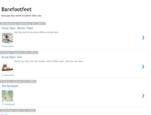 Tablet Screenshot of barefootfeet.blogspot.com