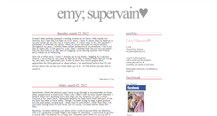 Desktop Screenshot of emysupervain.blogspot.com